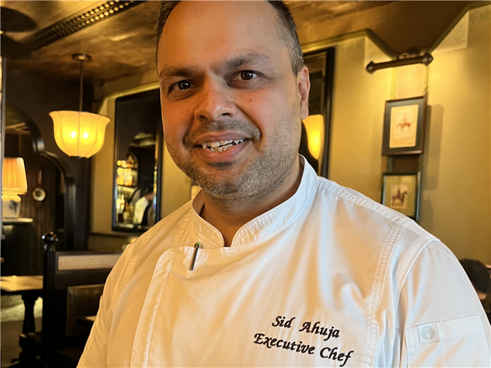 executive chef Sid Ahuja in 2024